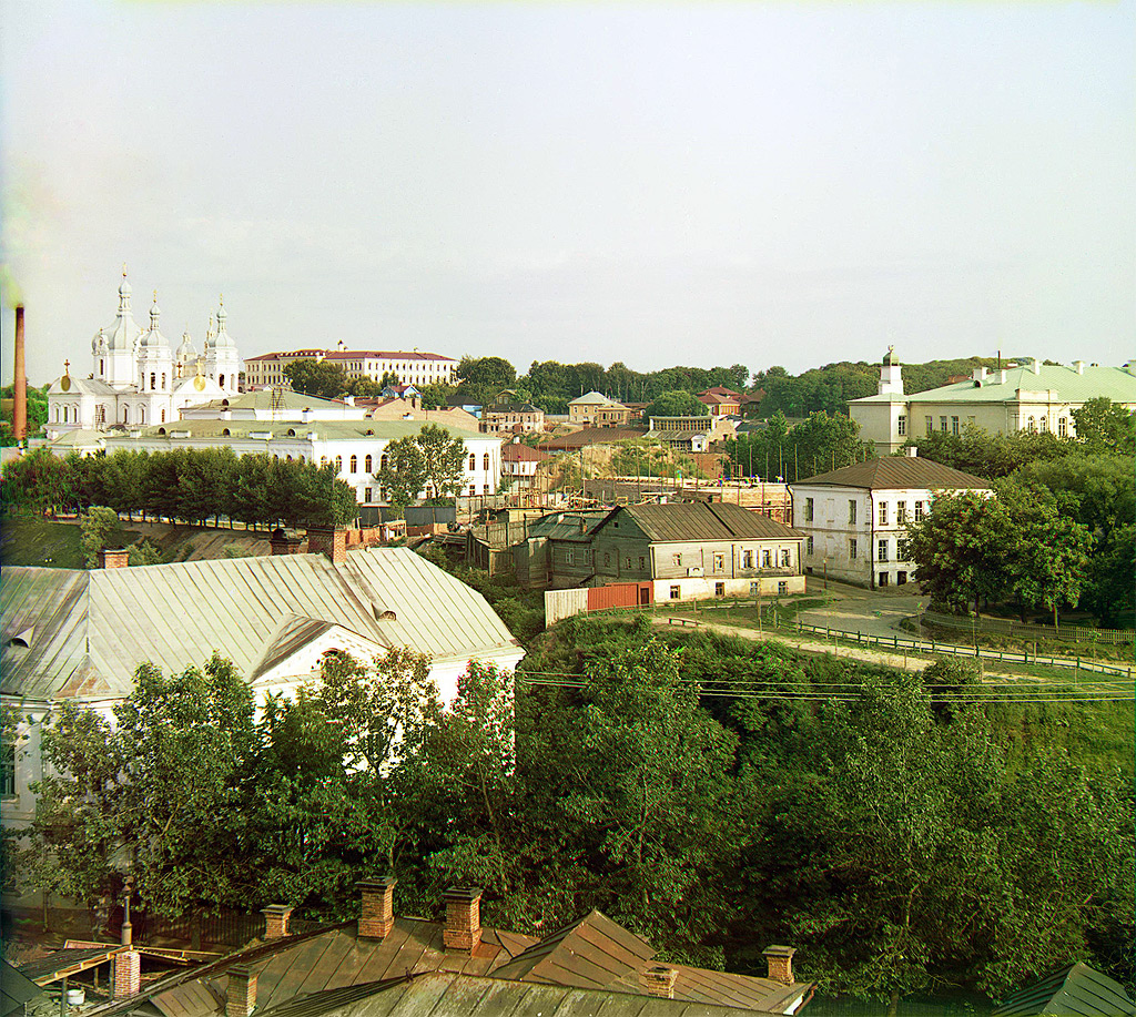 Витебск. Общий вид восточной части с колокольни кафедрального соборa