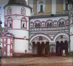 Деталь входa в Борисоглебский монастырь. Борисоглебск