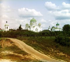 Спасо Евфросиньевский женск. монастырь в 3 х в. от г. Полоцкa. Вид с юга
