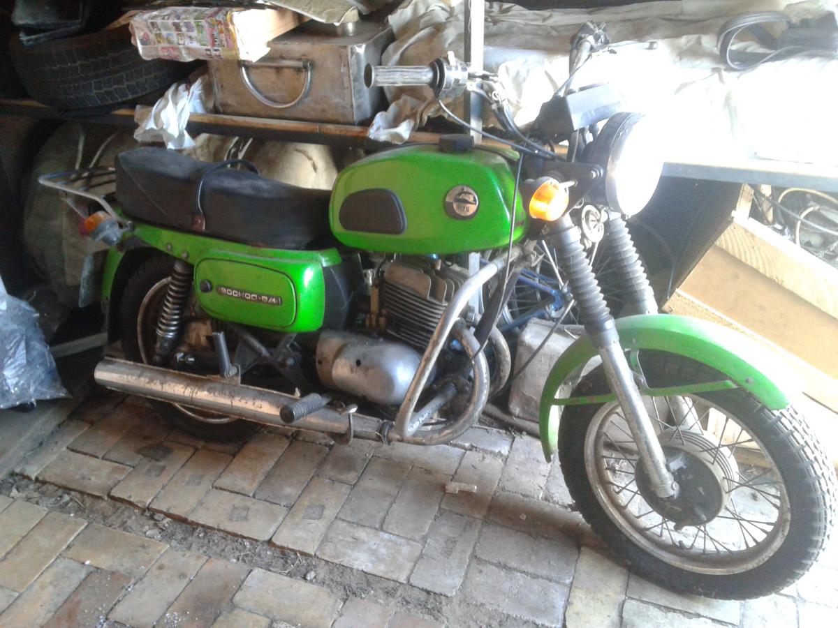 Мотоцикл Восход 3м зеленый