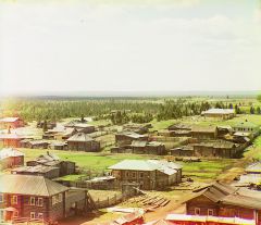 Западная часть села Ныроб