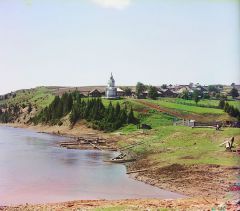 Село Вилижно на реке Чусовой. 1912 год