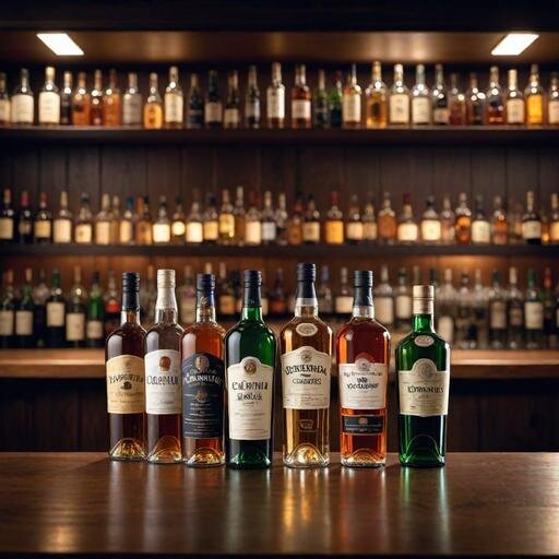 Широкий каталог алкогольных напитков в знаменитом магазине